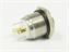 Ø16mm Vandal Proof Stainless Steel IP65 Push Button and White 12V LED Dot Illuminated Switch with 1N/O Momentary Operation and 2A-36VDC Rating [AVP16F-M1SDW12]