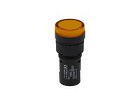 Pilot Lamp With Out Lamp holder- Yellow Full Lense [L300Y]