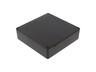 Diecast Aluminum Enclosure 120MM X 120MM X 28MM IP54 in Black [1590QBK]