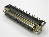 37 way Female D-Sub Connector with PCB Right Angle termination and Boxed [DCPA37S]