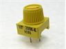 Single turn Cermet Trimmer Potentiometer, Model : 63, Size 10mm Square • PCB-P-T607 • Knob Adjust • ½W @ 70°C • 20kΩ • ±10% • 1 Turn 270° • with Knob [63P-T607-20K]