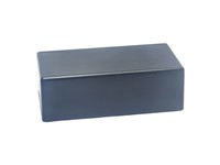 Enclosure ABS 130X70X44 "S20" Black No Ribs [BT2B NO RIBS]