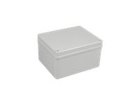 Plastic Waterproof ABS Enclosure, 400g, Rated IP65, Size :170x140x110 mm, 3mm Body Thickness, Impact Strength Rating IK07, Box Body and Cover Fixed with Plastic Screws, Silicone Foam Seal, Internal Lug for Circuit Board or DIN Rail Track. [XY-ENC WPP1-13-02 PS]