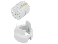 Circular Connector M23 Signal. Male Crimp Insert come with 19 Pole (PE on Pos 12) FOR 16x1mm/ 3x1,5mm Contacts - 8/10A @ 320VAC Max. [7003919111]