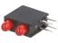 LED Diffussed 3mm Bi-Level 90° Housing Red 8mc [L-934MD/2ID]