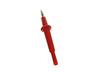 Test Probe - Red - Stainless Steel Needle Tip with Protective cap - 4mm Con. CATII 10A/1KVAC [XY-PRUF2400E-RED]