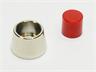 Red Round Cap and Dress Nut for 87 Series Switch [CV4 RED]