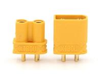 XT30U Battery Connector 2pole 30A - Cable End Polarized Male/Female 2MM Gold Plated Bullet Terminals. [RC-XT30U CONNECTOR PR]