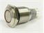 Ø16mm Vandal Proof Stainless Steel IP67 Push Button and Red 12V LED Ring Illuminated Switch with 2C/O Momentary Operation and 2A-36VDC Rating [AVP16F-M4SCR12]
