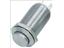 Vandal Resistant Push Button Switch Ø12mm Latching. Raised Button. 1N/O 2A-36VDC -IP65 - Stainless Steel [AVP12R-L1S]