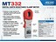 Digital Earth Resistance Clamp Meter, 4-Digit LCD Display, Earth Resistance Range:0.001Ω~1200Ω, Current Range:0.01mA~20A, Jaw Size:55x32mm, Data Storage:300 Groups, Measure Time:2 Times/sec, External Magnetic Field:<40A/m, Data Access [MAJ MT332]