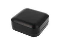 Enclosure FRABS Plastic 120x120x45mm Black IP54 Desktop/Wall Mount/IoT Indoor (Flame Retardant) [1556DBK]