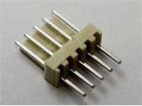 2.54mm Crimp Wafer • with Friction Lock • 5 way in Single Row • Straight Pins [CX4030-05A]