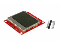 6" LCD NOKIA 5110 LCD Module with White Backlight. New stock is the same pinout as Blue Board [CMU NOKIA5110 DISPLAY RED BOARD]