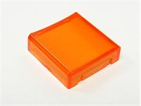 18x18mm Orange Square Lense and Diffuser Kit IP65 for standard Switch [C1818OR-65]