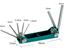 8 PCS Folding Folding Star Key Set Torx {HEX021L} [PRK 8PK-021N]