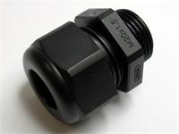 Polyamide Cable Gland M20X1.5 for Cable 10-14mm Black in Colour [CGP-M20X1,5-11-BK]