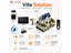 DNAKE Wireless Door Bell Kit - Includes:1 x DM60 7inch IPS Touch Screen, Wi-Fi:2.4GHz/5GHz, Res:1024x600, TF Card Slot (Max:32GB), PSU12V, Built-in-Mic, 1191×127×20mm - 1 x DC300 Door Camera 2MP HD, Built-in-Mic, Tamper Alarm, Lithium Batt 3.7V [DNAKE-DK360W KIT]