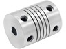 D19L25 Aluminum Flexible Coupling 6x10mm [HKD SHAFT FLEXIBL COUPLER 6X10MM]