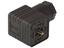 Valve Connector - Cube Female DIN43650-A - 2 Pole + Earth 16A 250VAC/VDC PG11 IP65 6 - 9mm OD Cable Entry BLACK (931957100) [GDM2011 BK]
