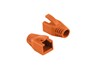 RJ45 Boot - Orange For Large OD CAT6/CAT6A Cable Up To 8mm OD [XY-RJ45B/8-ETW-OR]