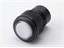 Push Button Actuator Non-Illuminated Momentary • White Raised Button • Black 30mm Bezel [PB302MW]