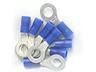Ring Terminals Pre Packed Lugs • 8 per Pack • for Wire Range : 1.17 to 3.24 mm² • Blue [OYSTPAC 4]
