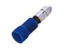 Insulated Bullet Lug • Male • 5mm Stud • for Wire Range : 1.17 to 3.24 mm² • Blue [LZ25000]