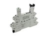 Relay Socket DIN Rail Mount For SIL Relays With Built In Protection Circuit And LED Indicator 12 - 24 VAC/DC - Push-in (Quick Lock) Terminals [41F-1Z-C4-1]
