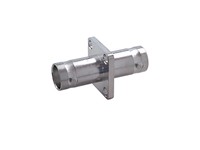 Suhner BNC Interseries Adaptor Jack - Jack - Square Flange Mounting - 50 ohm [37-BNC-50-0-1/133]