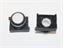 Push Button Actuator Illuminated Latching • White Flush Lens • Black 30mm Bezel [P301LW]