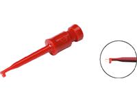 2mm Clamp type Test Probe • Red • Contact hook [KLEPS2 RED]
