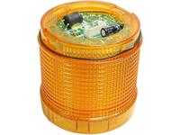 ø70mm 85~275VAC IP65 Yellow Continuous LED Light Warning Beacon Module. Modules may be ordered separetly with choice of three bases 0570TBPBKH /0570TBR10KH/0570TBR25KH [0570YAWLH]