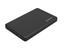 2.5" SATA to USB3.0 External HDD Enclosure Black [ORICO 2577U3-BK-BP]