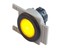 Push Button Actuator Non-Illuminated Momentary • Yellow Flush Button • Aluminium 35mm Flush Bezel [PB351MAY]