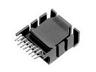 Finger-Shaped Heatsink for TO-220 Clip-On • Rth= 18 K/W • Length : 25.4mm • Black Anodised surface [FK224SA220]