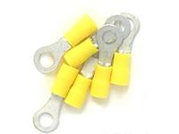 Ring Terminals Pre Packed Lugs • 6 per Pack • for Wire Range : 2.5 to 6.0 mm² • Yellow [OYSTPAC 8]