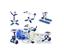 Cool and Fun 6-IN-1 Educational Solar Robot Toy Kit, Build, 6 Different Solar Toys Make A Solar Robot Or A Solar Windmill, A Solar Plane Or Solar Airboat, Solar Helicopter, And Solar Car [EDU-TOY BMT 6IN1 SOLAR ROBO KIT1]