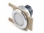 Push Button Actuator Illuminated Latching • White Flush Lens • Aluminium 35mm Flush Bezel [P351LWA]