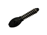 Hybrid Compression Spring 3, Tensioned with a 1/4inch Ratchet, Heavy Duty Durable Design, UV Stabilised Plastic Inner with Glass Filled Nylon Spindle, Operating Voltage 0-12KV, Operating Temperature -40 to 80°C [EF ES-CNT3HB]