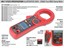 Clamp Meter Digital 1000V AC/DC 2500A AC/DC Res:60MΩ, Cap:60mF, Freq:60MHZ , TEMP:-40°C~1000°C, Display Count:6000, Auto Range/diode, Jaw:63mm, True RMS, Buzzer, Duty Cycle, Data Hold/max, Data Storage 1000, Low Pass Filter, Low Batt Indication [UNI-T UT222]