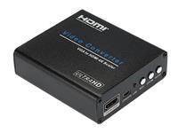 HDCVT VGA to HDMI Converter (Supports :4Kx2K@60Hz, 4Kx2K@30Hz, 1080p@60Hz or 720p@60Hz output) [VGA-HDMI CONVERTER]
