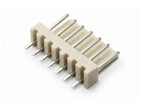 Wafer Header SIL Straight PCB Pole 07W 1A 2,54MM [CX4030-07A]