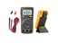 Palm-Sized Compact Digital Multimeter, Measures 600VAC/DC, 10A AC/DC, 40M Resistance, Diode, 1000uF Capacitance, Datas Hold 6000 Counts, 100KHz FREQ & Duty Cycle, Backlight 142X69X28mm [FLUKE 107]