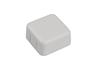 ABS Plastic Miniature Enclosure - Snap-Fit / Wall-Mount 40x40x20mm Unvented IP30 - Grey [1551SNAP1GY]