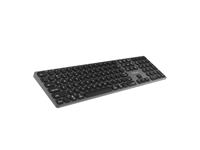 WINX ELITE Wireless and Bluetooth Keyboard, Connectivity: Bluetooth 5.1, 2.4GHz Wireless, Layout: US QWERTY 108-Keys, Nano Receiver:USB, Windows, Android, and MacOS Compatible, Wirelessly Connects up to 5 Devices Via Bluetooth or RF [WINX-KB104]