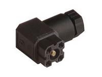 Field attachable rectangular connector with screw joint for cable PG 7, with solder contacts, type of contact forked spring contacts, 4 poles Au = with gold-plated contacts HT = for high temperature applications [G4W1F BLACK]