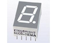 1 Digit Numeric LED Display • 7Seg • 12.7mm • Yellow • IV= 4700µcd • Grey Face • Common Anode [SA05-11YWA]