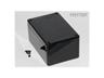 ABS Enclosure 119 x 81 x 56mm Black with Card Guides IP54 Flame Retardent [1591TBK]