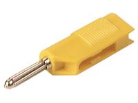4mm Stackable Screwed Banana Plug • Yellow [BSB20KYL]